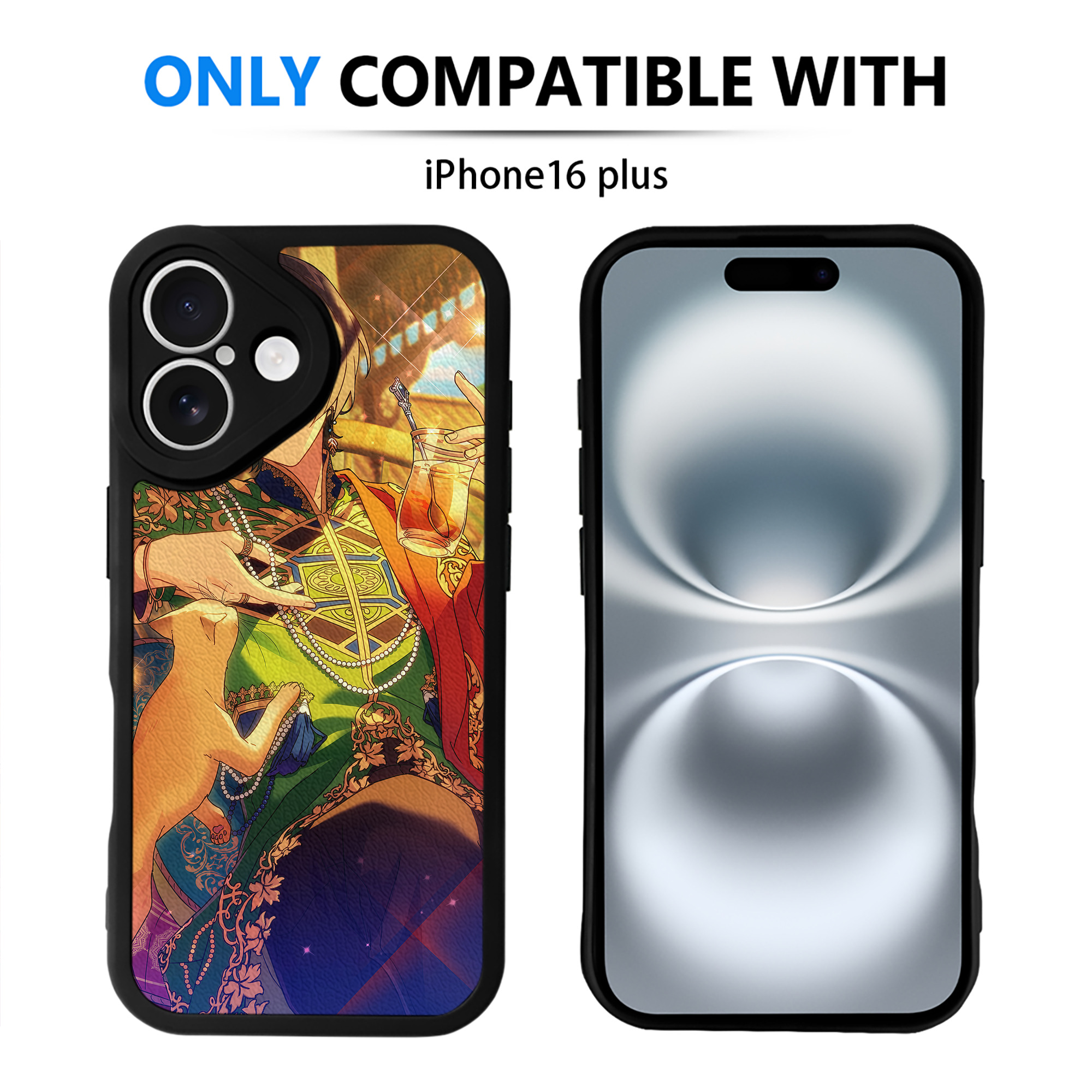 （画像用） あんさんぶるスターズ! Ensemble Stars 【iPhone 16シリーズ対応】シリコンスマホケース（レザー調） 材質：シリコン